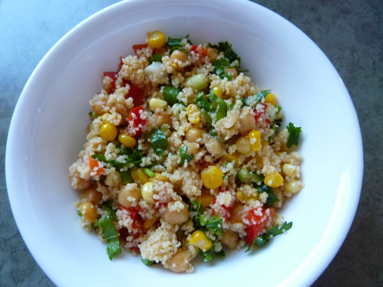 LIFE IS GOOD CHICKPEA AND COUSCOUS SALAD