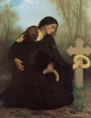 All Souls' Day painting by William Bouguereau