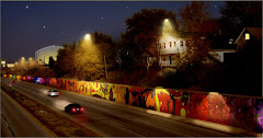Mural on wall "night"