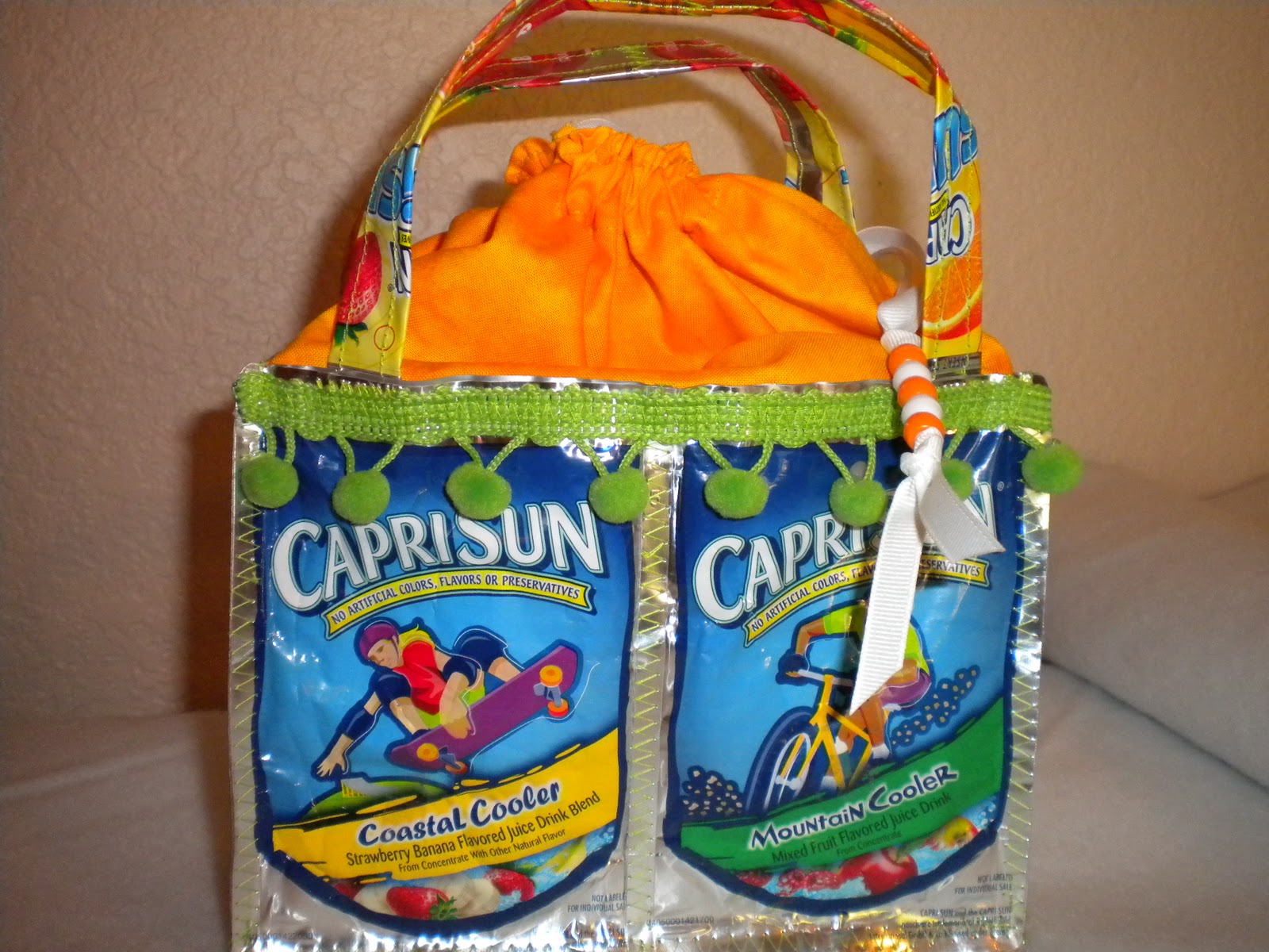 Good, Bad and Crafty Blog / 365 Project Juice Pouch Bags...