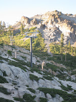 Image of view on 5 Lakes Trail Alpine Meadows, CA