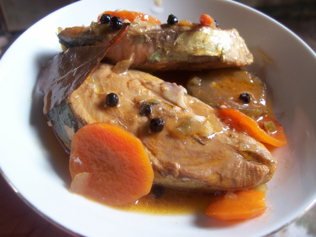 everything's herbed..... Salmon Sardines