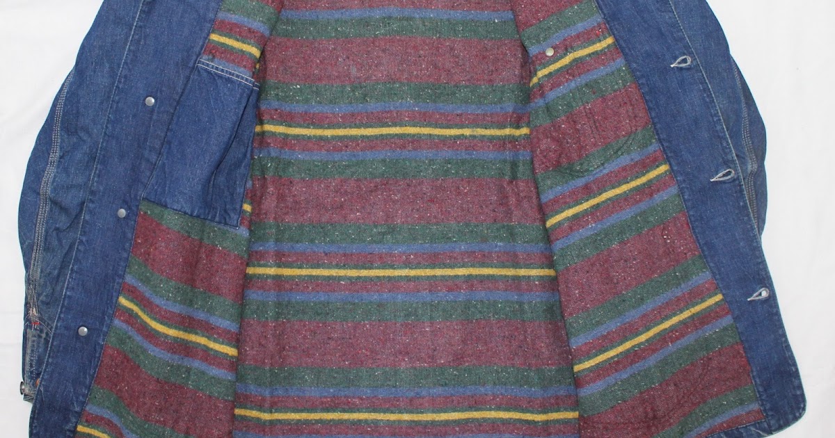 vintage workwear Wool Blanket Lined Vintage Work Jackets