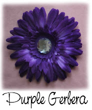 4" Purple Gerbera