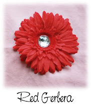 4" Red Gerbera