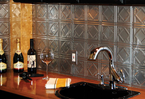 Sensible Style Backsplash Bling Jamie Gold Kitchen Bath And