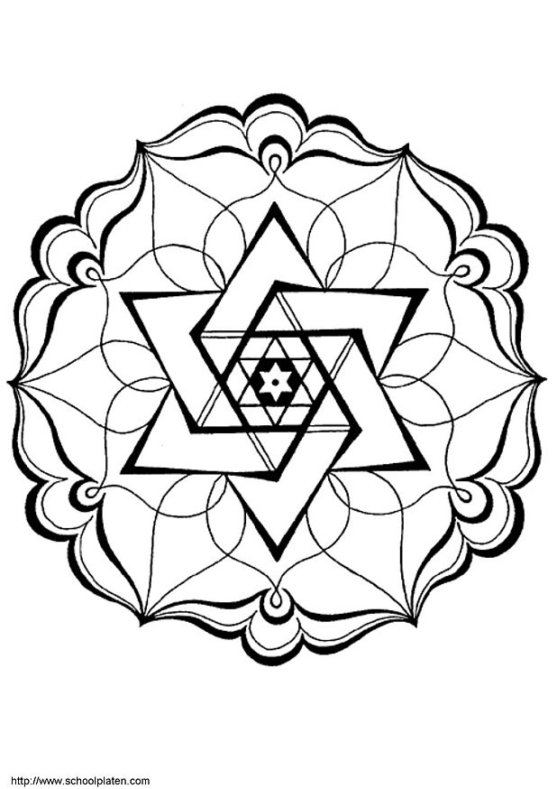 Mandala To Colour