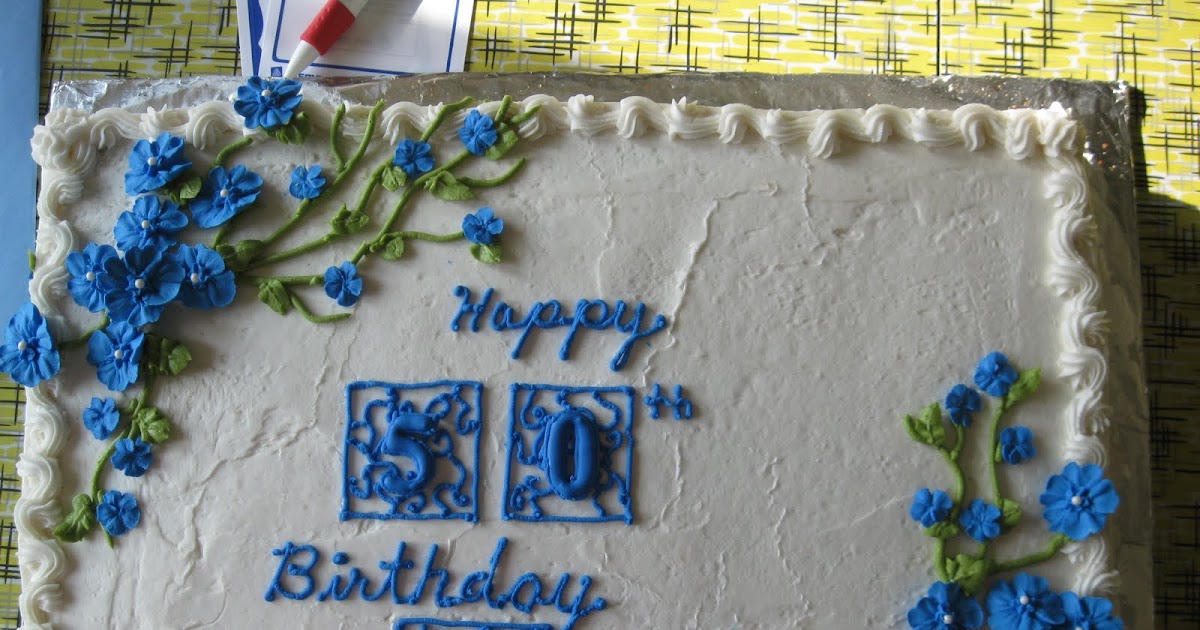 Creative Cakes: Dad's 50th Birthday Cake