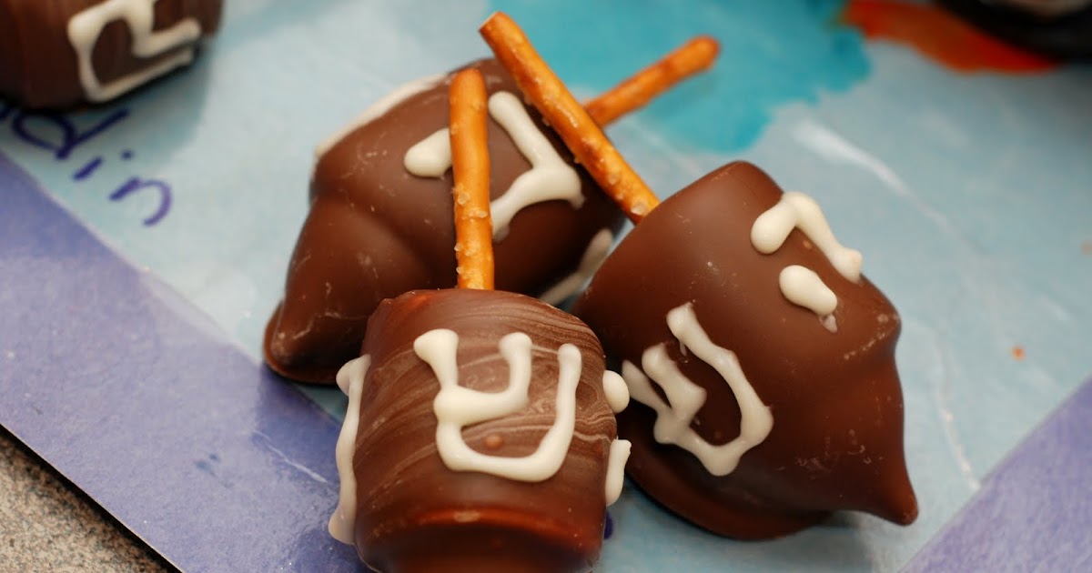 Little Fur Family ChocolateCovered Marshmallow Dreidels