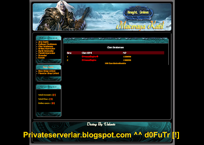 ValentaPanel v1 Pvp Server Kopanel Privateserverlar.blogspot.com+Clan+S%C4%B1ralamas%C4%B1