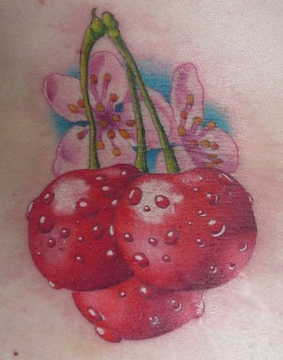 When women go searching for cherry tattoos they are not really looking for