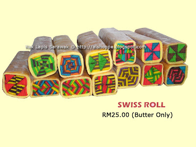 AiShoppe ~ Sampel Kek Lapis Sarawak RM24 je. Jom cari duit raya! Swiss+roll