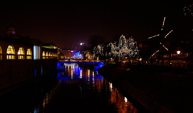 novoletna Ljubljana by night