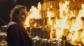 Money Being Burned