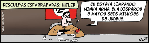 TIRAS: Desculpas esfarrapadas. hitler