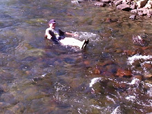 The Editor Floating Down a Crystal-Clear Stream in South Central Montana