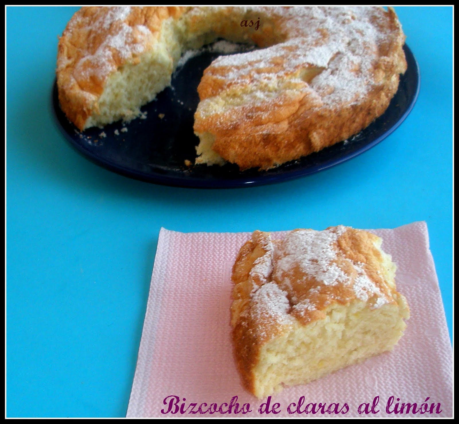 canelita en rama: Bizcocho de claras al limón (th)