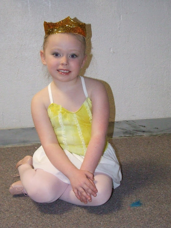Emily in her ballet costume!