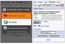 android barcode database