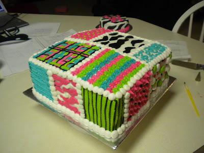 Zebra Birthday Cake on Baby Cakes  Girly Birthday