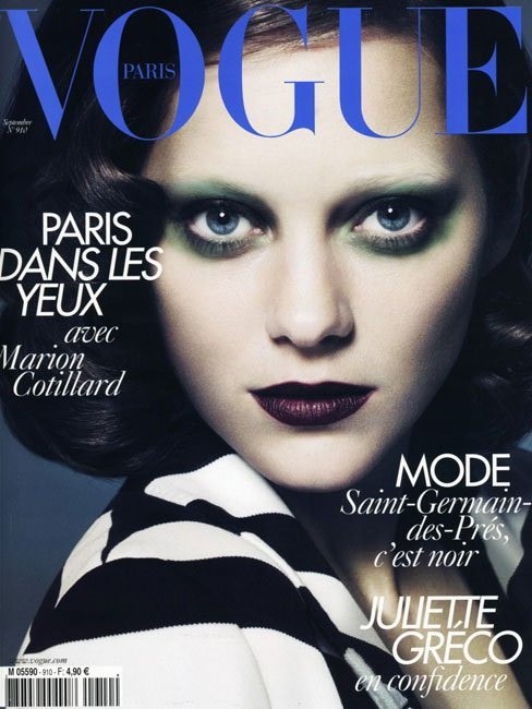 marion cotillard vogue july 2010. Marion Cotillard Vogue Paris