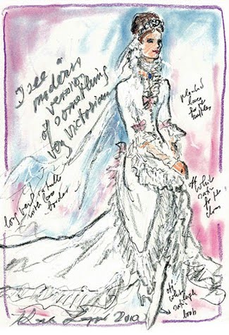 karl lagerfeld sketches. Karl Lagerfeld suggests a