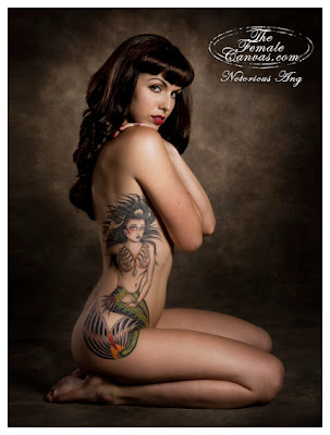 Mermaid Tattoo Design on Side Body Girl