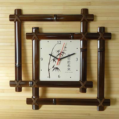 Relojes de pared únicos, Ideas de bambú, Relojes de pared