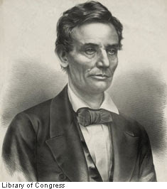 Presidential candidate Lincoln