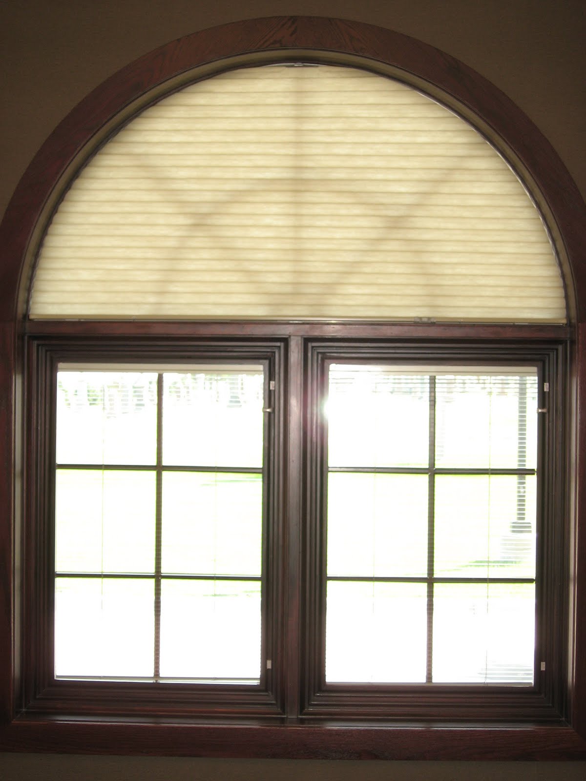 Window Fashions Duette Shades, Easy View Arch