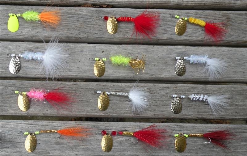 Louisiana Fishing Inline spinners for fly casting