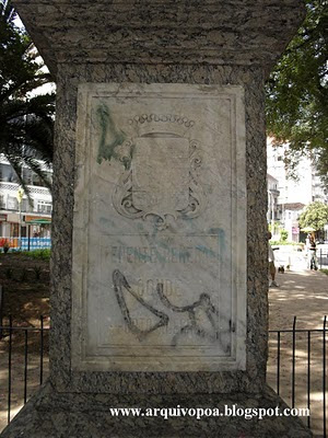 ArquivoPOA  A Memória de Porto Alegre A Primeira Estátua de Porto Alegre