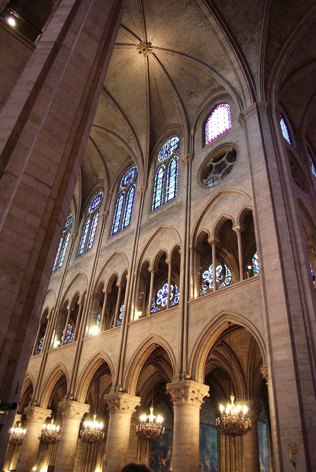 arch: Notre Dame de Paris, Paris, France, (13th century), Gothic