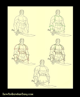 How to draw a studded leather armor Studded leather armor step by step drawing tutorial. Medieval fantasy comicbooks art.