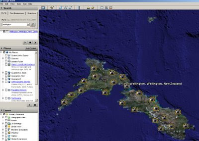 New Zealand Streetview in Google Earth New Zealand Streetview in Google Earth
