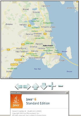 The Ericsson Web Maps API (Labs) uses Java for the mapping (javascript-