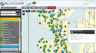 Seattle Police 'My Neighborhood' Crime Map