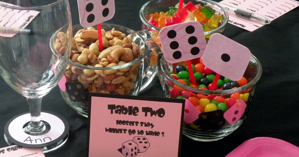 Stamp With Ann: Bunco Night Table Decorations