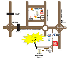 Map to Desa Mentari