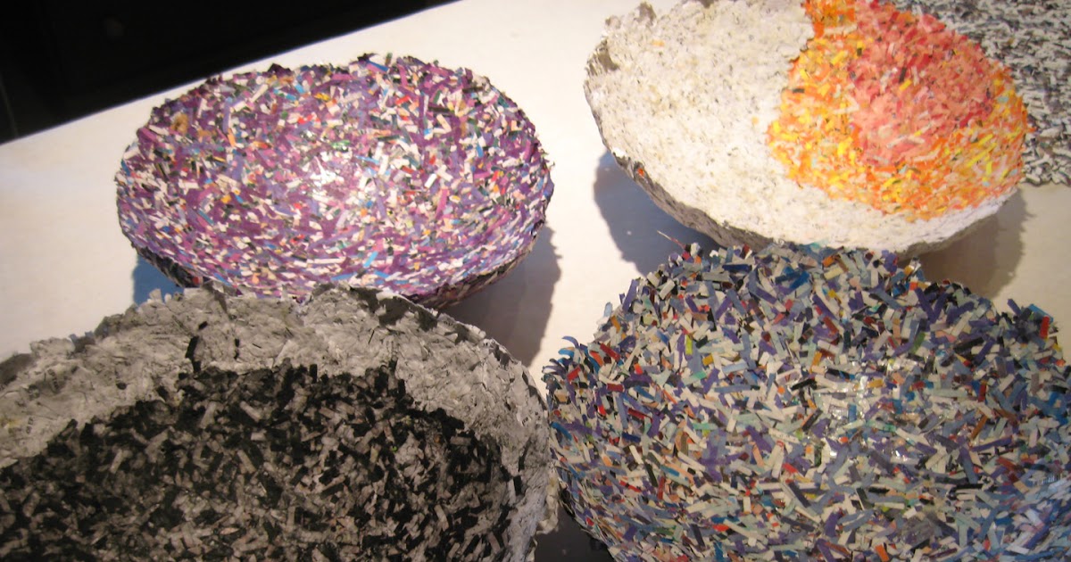 From the Summer's Garden SHREDDED PAPER BOWLS