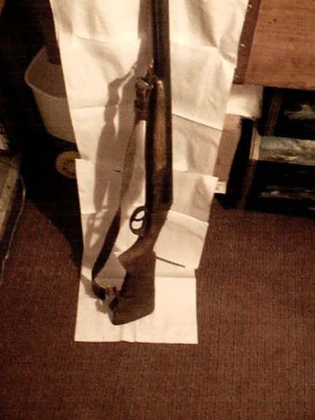 Rubber prop shotgun used by Desilu Studios for the original Untouchables TV show