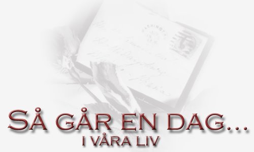: Så går en dag i våra liv :