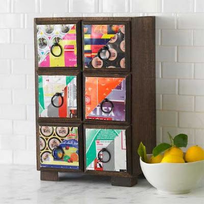 Wood chest of drawers