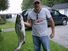 july 25 2009 Chuck and Stan lake ontario salmon fishing