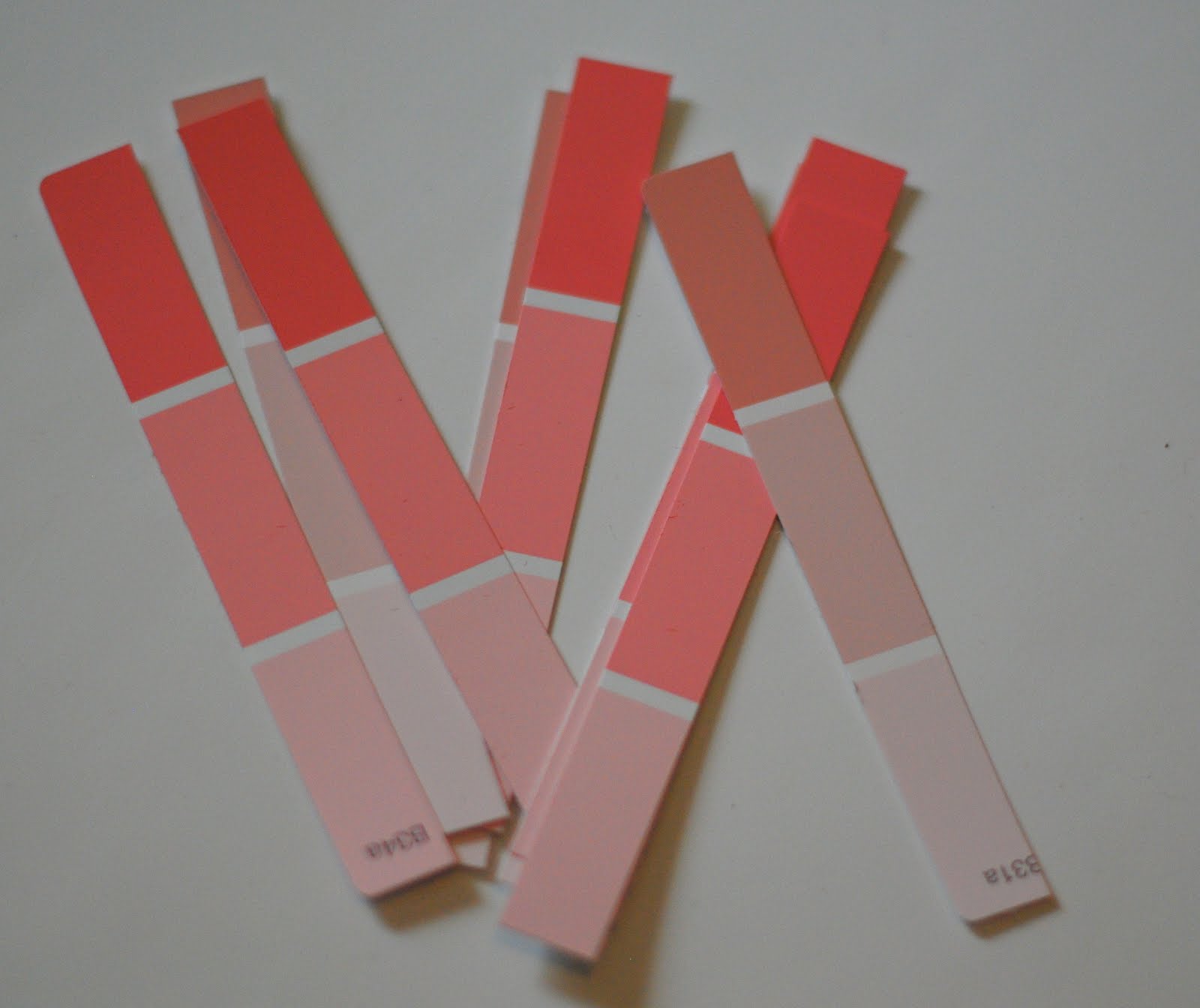 wRIte iT DOwN Valentine Crafting From Paint Sample Cards