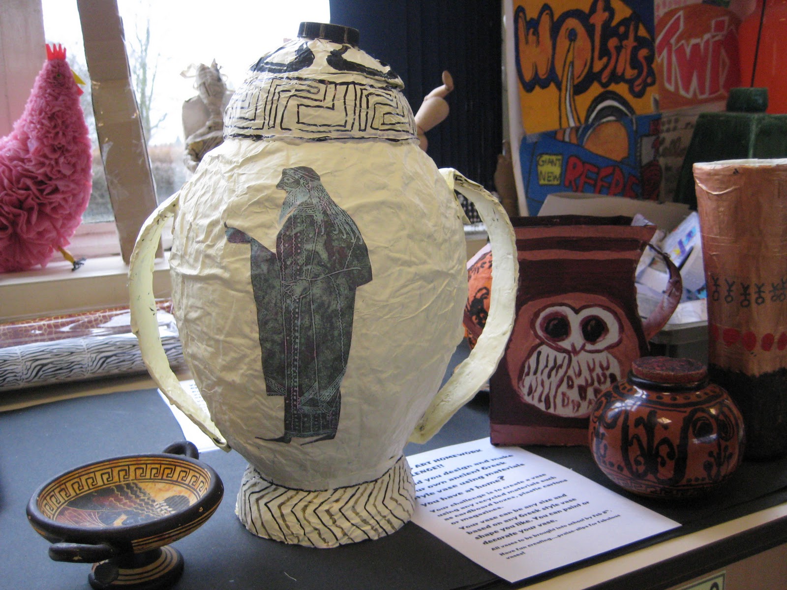 emma's sage green Ancient Greek vases