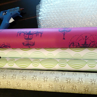 kojo tutorial: wrapping paper to a padded envelope
