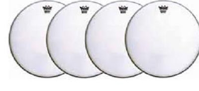 Drum Gear - Remo 6 inches Emperor Smooth White Drum Head