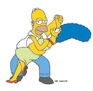 Marge y Homero