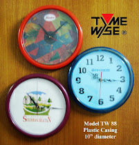 plastic wall clocks